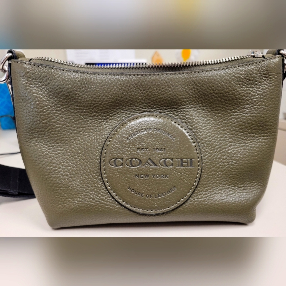 Coach small leather crossbody
